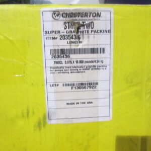 Chesterton Style Two Super Graphite Packing 2035436 TWOCL 0.875 x 10 lbs