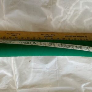 24.5”x 2” SAINT GOBAIN TLCT/SFTL FLOUROPOLYMER Green FG HOSE w/ 13HG200 Fittings