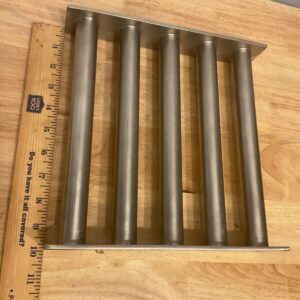  Rare Earth Square Grate Magnet 316 Stainless Steel Welded Construction 10x10