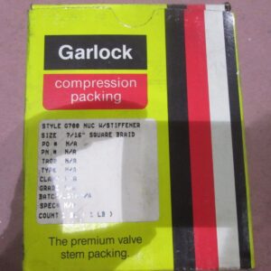 Garlock Mechanical Compression Packing G700 7/16" Square Braid 1 LB