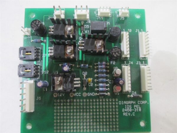 Diagraph IDS PEL Printing System Controller Board 2460-310 REV C Industrial PCB