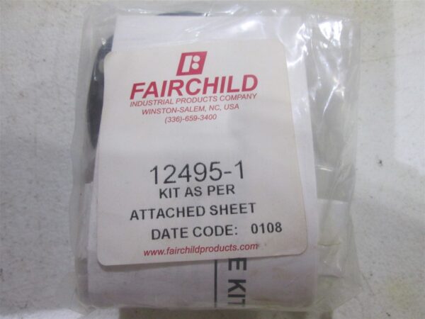  Fairchild 12495-1 Kit Regulator Rebuild Kit