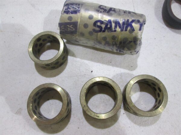 Lot of 8 Sankyo Oilless Bushing 0.767" Wide 1.576" OD 1.169" ID