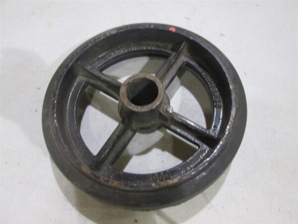 Fairbanks 508 Heavy Duty Cart Cast Iron Wheel With Rubber Aprox 8" Diameter 1.19