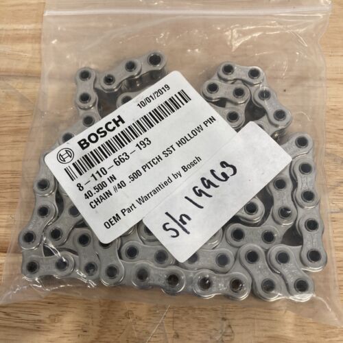 Bosch Syntegon 8-110-663-193 40.5 Inch Long 40OAS Hollow Pin Stainless Chain
