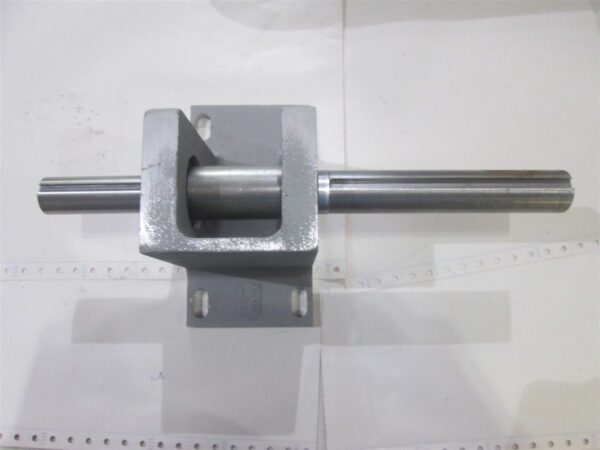 Pelletizer 208- Shaft, Bearings, and Cast Bracket 1"x7/8"x12"