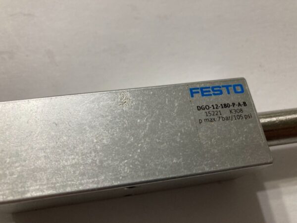 Festo Cylinder DGO 12-180-P-A-B 15221 K308 7bar/150psI With Instructions