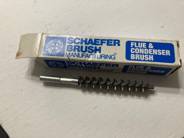  SCHAEFER Wire Condenser Brush 5/8" DIAMETER 43516 Stainless Female Thread