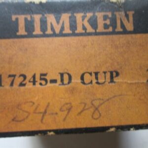 Timken Tapered Roller Bearing Double Cup 17245-D