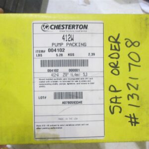 Chesterton 412W Synthetic Yarn Pump Packing 412-W .250" 6.4MM 5LB 1/4"