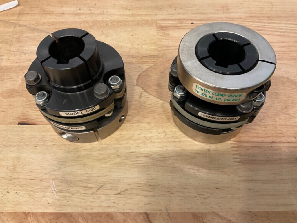 ZERO-MAX MODEL 6-30 CD COUPLINGS 1 inch bore 