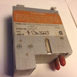 Moore Industries IPT/4-20MA/3-15PSIG/20PSI/-FA7 IPT Transmitter 4-20MA Industria