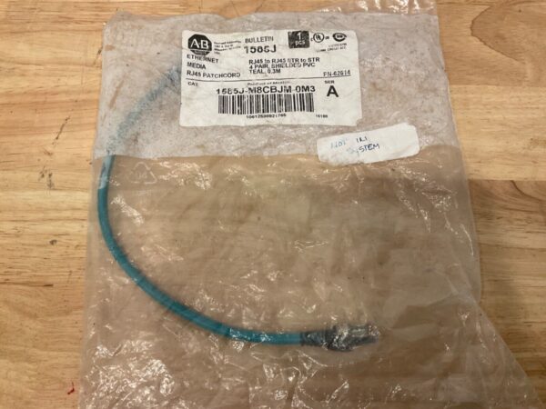 Allen Bradley 1585J-M8CBJM-0M3 0.3M Teal PN-62614 Media Patchcord RJ45