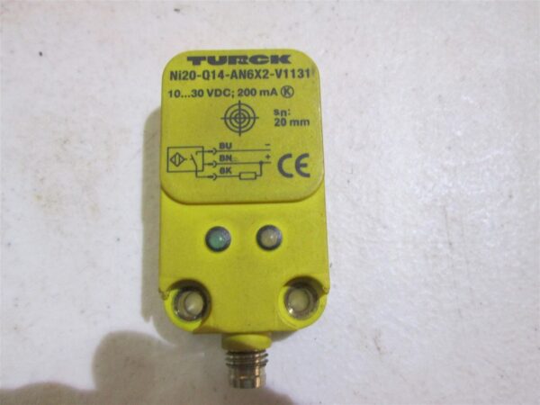 Turck Sensor Ni20-Q14-An6X2-V1131 ID# 4690221