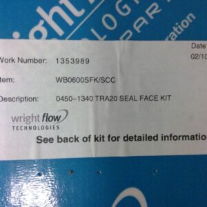 Waukesha Wright Flow Circumferential Pumps Seal Face Kit WB0600SFK/SCC