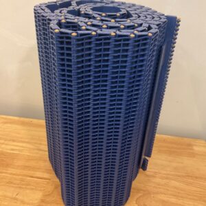 Intralox SERIES 900 Flat Top Blue Acetal Conveyor Chain 16”W 11.32’L Flight 2”