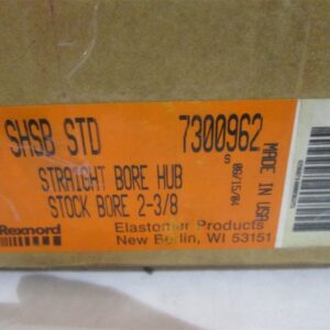  Rexnord SHSB STD 7300962 Straight Bore Hub 2-3/8" Made in USA