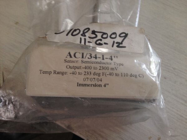  ACI 34-I-4” Temperature Transmitter Semiconductor -40 to 233 F Industrial