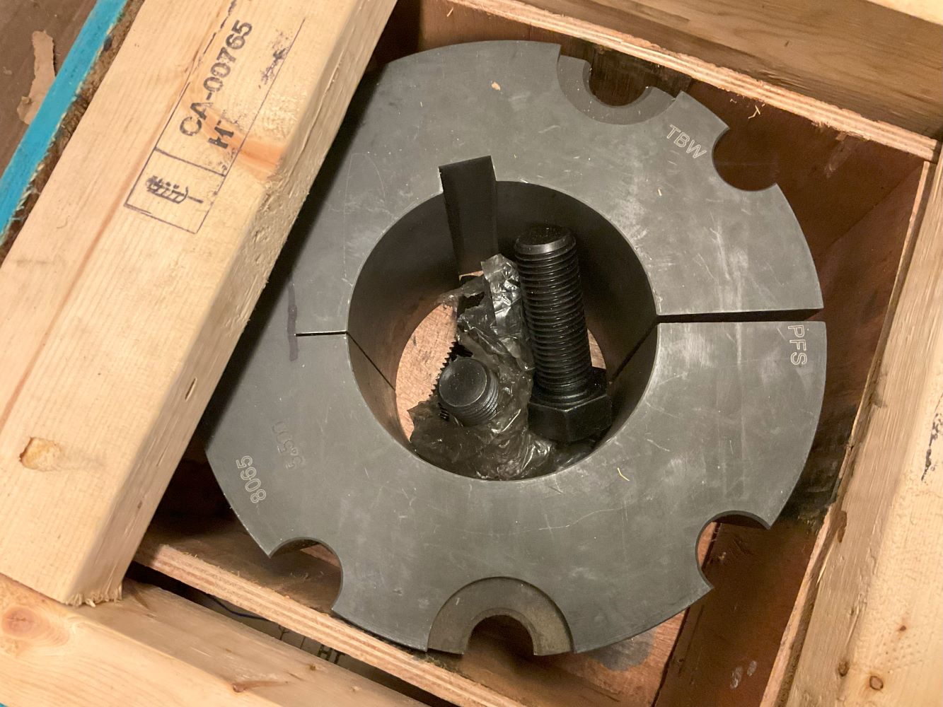 8065 5.5 inch taper lock bushing stamped TBW PFS