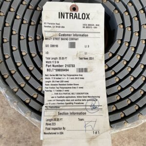 210733 Intralox 900 Flat Friction Top