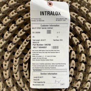 545760 Intralox Series 2400 Flush Grid Hold Down